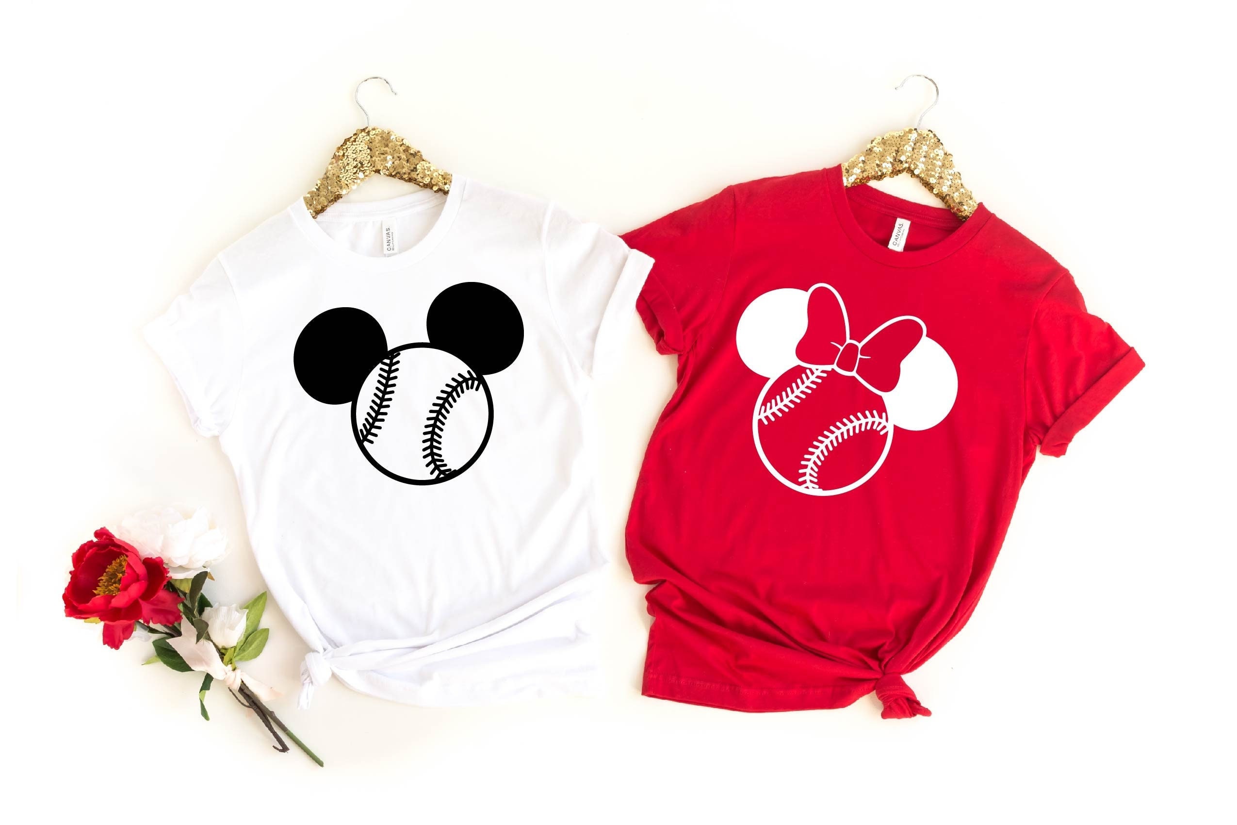 Disney Baseball Shirt Minnie Baseball T 