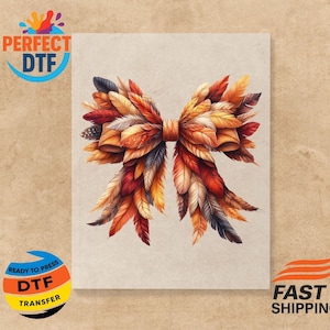 Transferencia DTF de pavo retro de Acción de Gracias: diseño de otoño listo para imprimir
