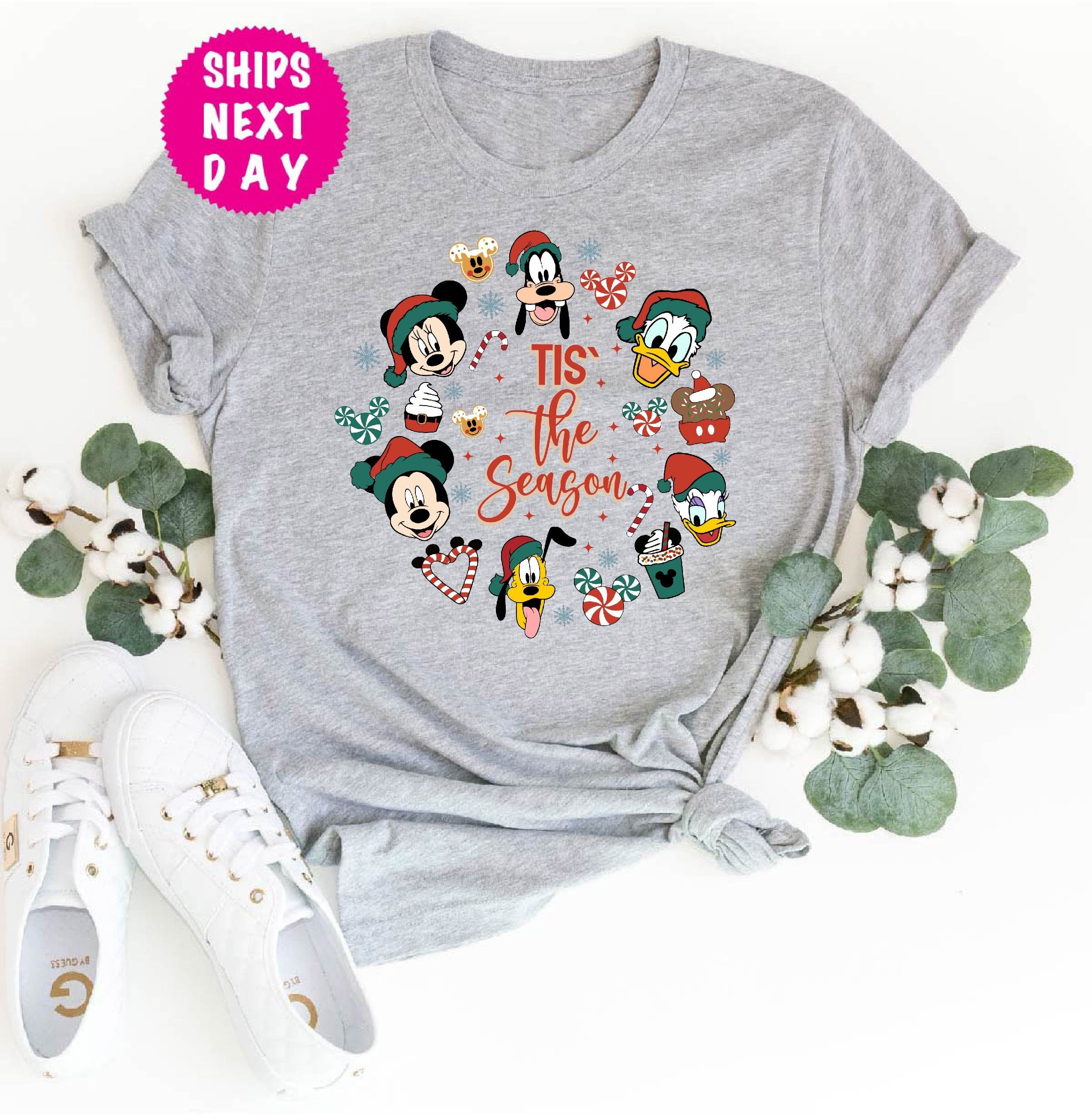Discover Tis The Season Shirt, Disney Christmas Shirt,  Minnie Ear Christmas T-Shirt