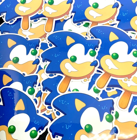 Metal Sonic Holo Vinyl Stickers 