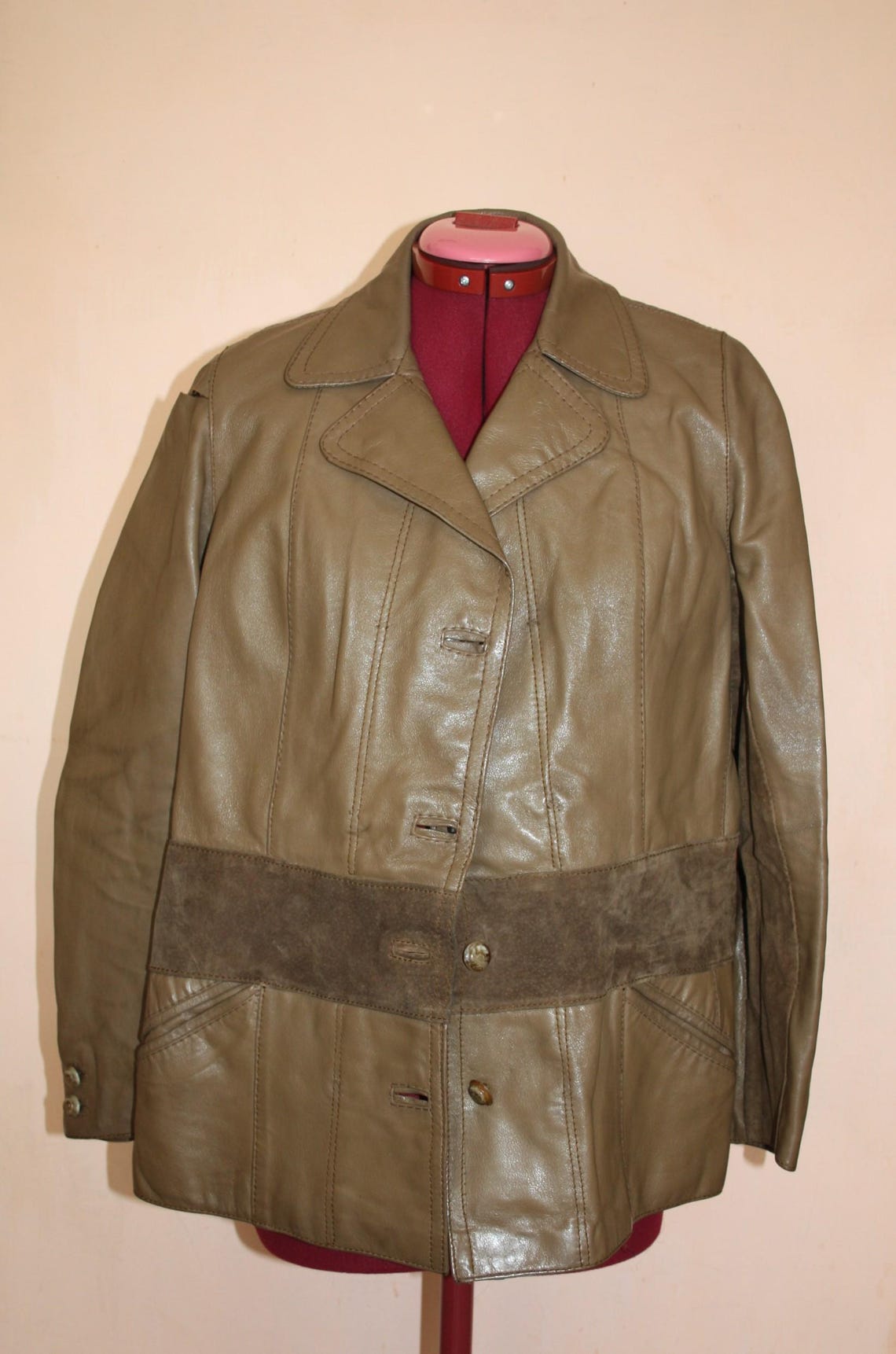 Vintage leather jacket., foto 1 di 5