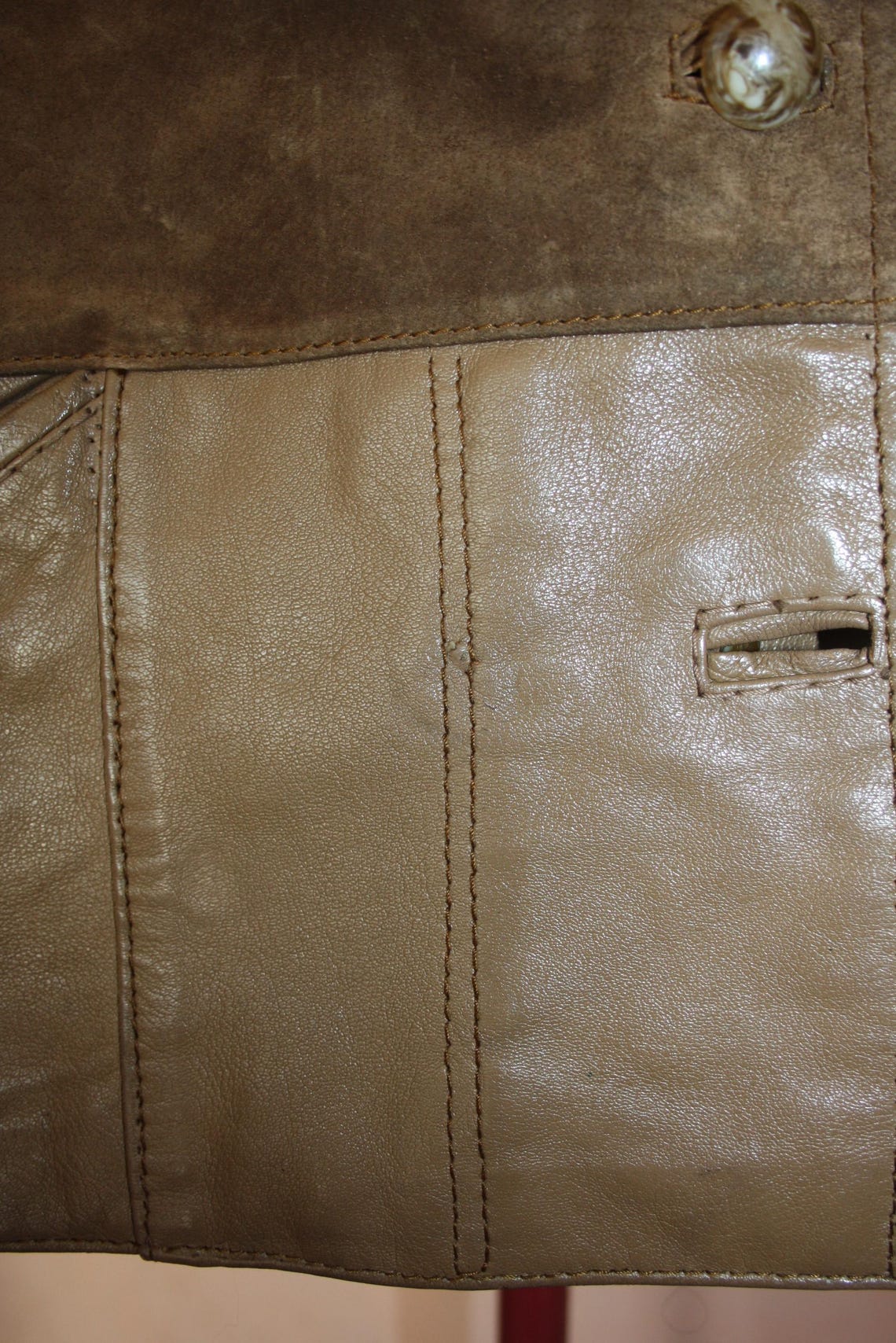 Vintage leather jacket., foto 4 di 5