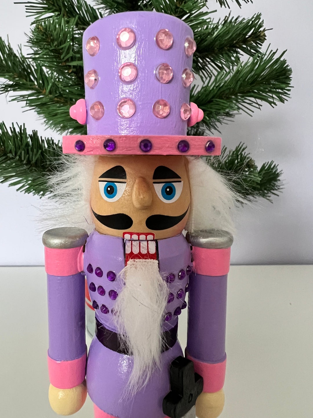Hand Painted Wooden Nutcracker Etsy