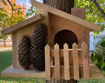 Squirrel House With Predator Guard