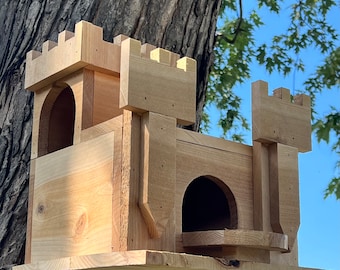 Squirrel Nesting Box, Castle, Squirrel House
