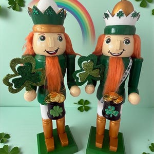 Hand Painted St. Patrick’s Day Nutcracker’s