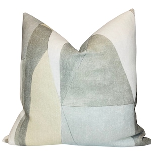 District Pillow Cover in Alabaster, Designer Pillow Covers, Decorative Pillows