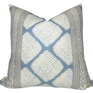 Austin Pillow Cover in Spa Blue, Designer Pillow Covers, Decorative Pillows