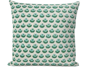 CADIZ Pillow Cover in Emerald Green, Designer Pillow Covers, Decorative Pillows