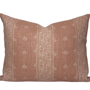 FEZ Pillow Cover in Terracotta, Designer Pillow Covers, Decorative Pillows