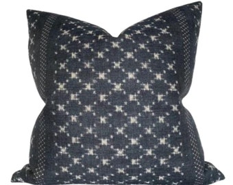 Nagoya Pillow Cover in Indigo, Designer Pillow Covers, Decorative Pillows