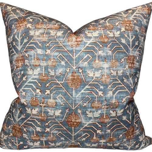 District Pillow Cover in Apricot Designer Pillow Covers Etsy