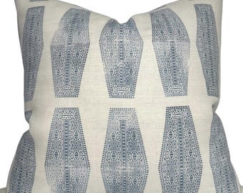 INLAY Pillow Cover in Lake Blue, Designer Pillow Covers, Decorative Pillows