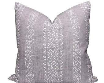 Miguel Pillow Cover in Lavender, Designer Pillow Covers, Decorative Pillows