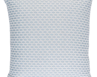 Poszewka na poduszkę Hickox Woven w kolorze błękitnym, designerskie poszewki na poduszki, poduszki dekoracyjne, poduszki do użytku wewnątrz i na zewnątrz