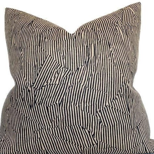 Avant Pillow Cover in Tan and Black Designer Pillow Covers - Etsy