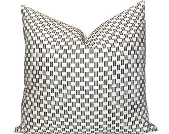 KESA Pillow Cover in Umber Brown, 12x16, Designer Pillow Covers, Decorative Pillows