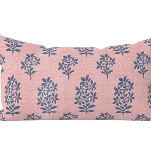 ASHA Woven Pillow Cover in Pink, Designer Pillow Covers, Decorative Pillows, Indoor Outdoor Pillows