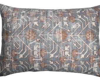 Khotan Pillow Cover in Rubia, Designer Pillow Covers, Decorative Pillows