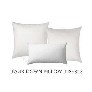 18x18 Down Alternative Pillow Inserts – Grey House Goods