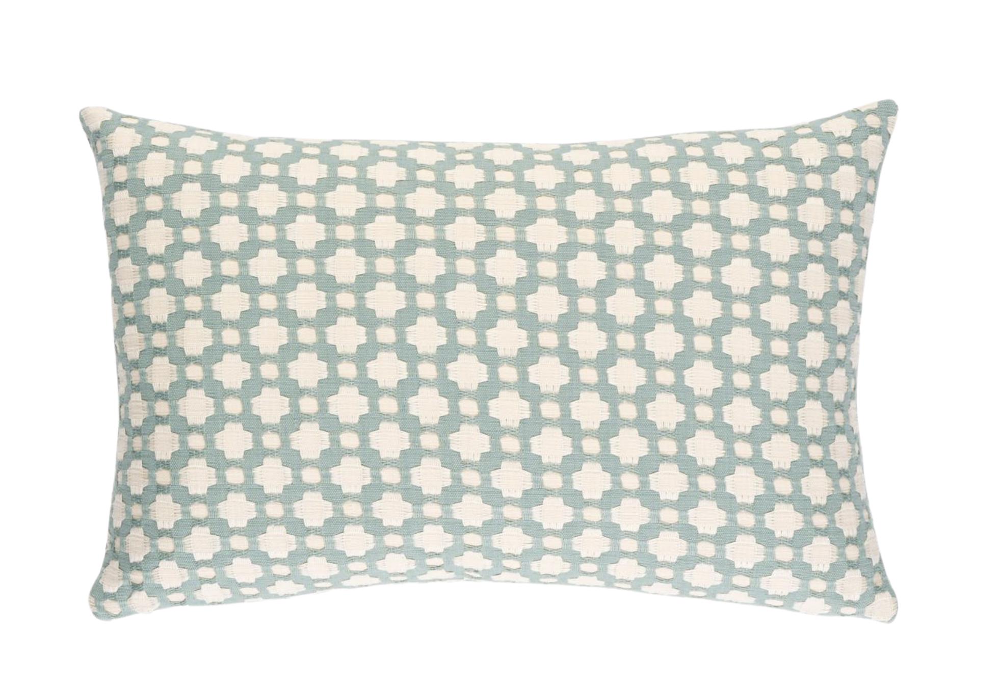 Betwixt Woven Pillow Cover in Water, Designer Pillow Covers, Decorative Pillows, F Schumacher Textiles