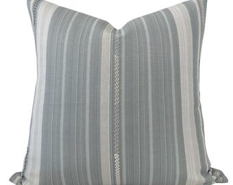Bordado Woven Pillow Cover in Grey, Designer Decorative Pillows