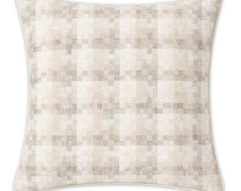 BORO Pillow Cover in Natural, Designer Pillow Covers, Decorative Pillows