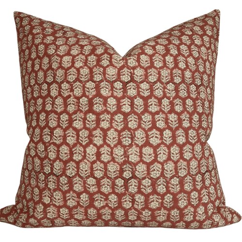 Khotan Pillow Cover in Rubia Designer Pillow Covers Etsy