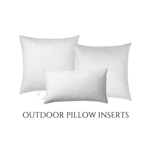 Outdoor Pillow Inserts Faux Down Insert for Pillow Cover Etsy