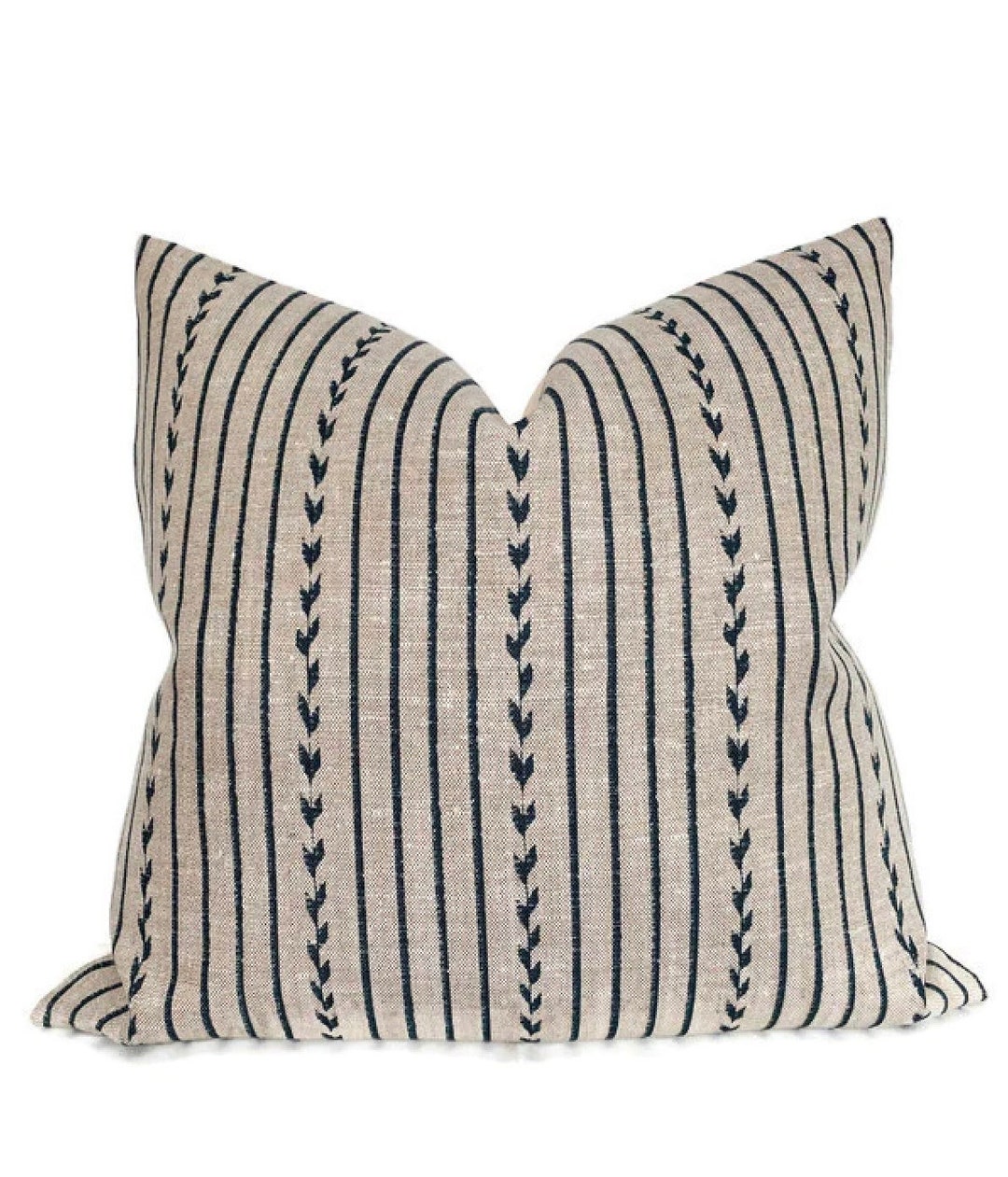 Yucatan Pillow Cover in Indigo, Designer Pillow Covers, Decorative