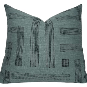 Pastischvävt örngott i gran, Designerprydnadskuddar, Kelly Wearstler Textiles