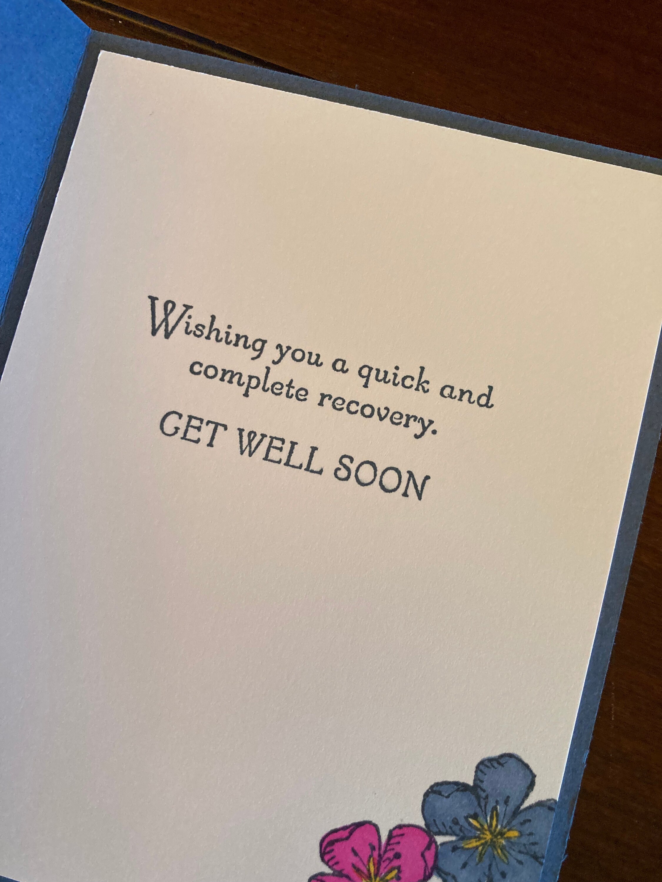 Get Well, Handmade Card, Sending You Healing Vibes - Etsy