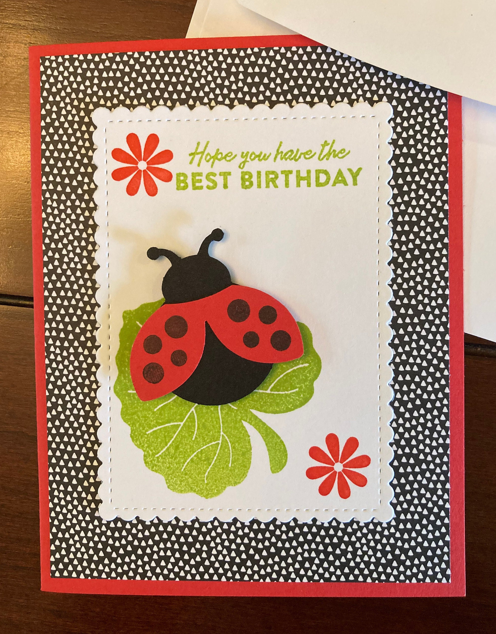 Ladybugs Hello Friend Happy Birthday or Love You Lots - Etsy