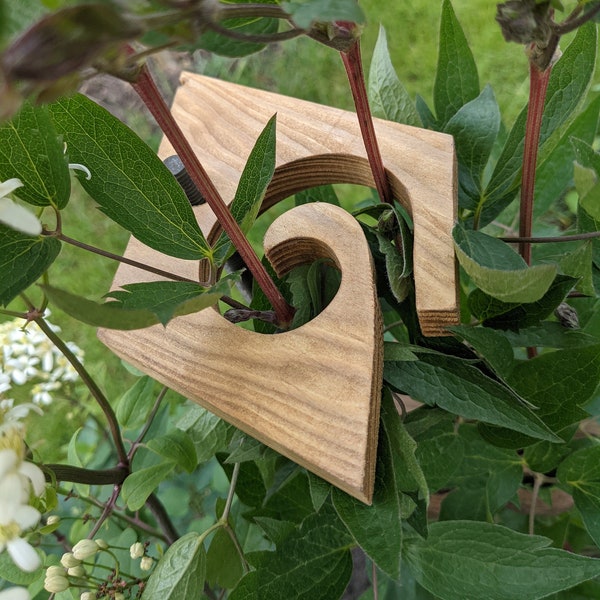 Rankhilfe für Kletterpflanzen, Verstellbarer Blumenhalter aus Holz