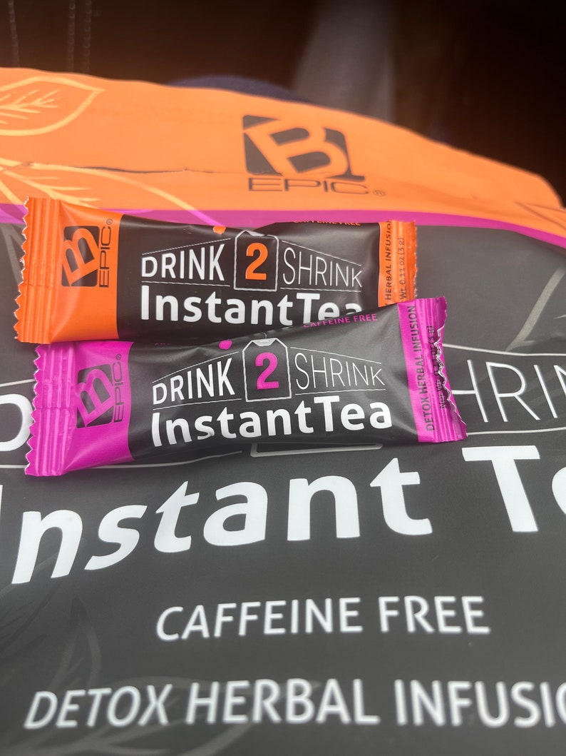 Drink 2 Shrink Instant Tea Mango / Fruit Punch Flavors no Medical