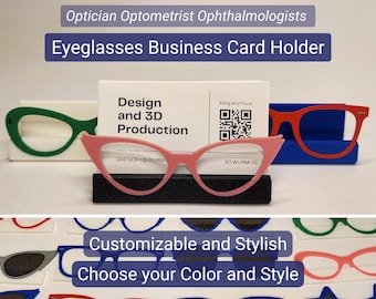 Eyeglasses Business Card Holder