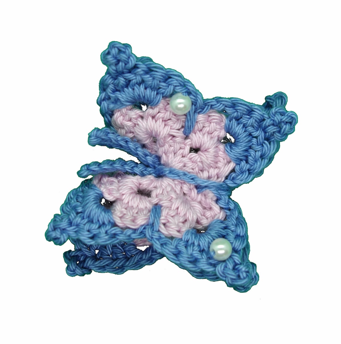 Tutorial pattern Tiny butterfly decoration keychain crochet Etsy