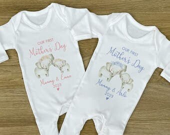 Personalised First Mother's Day Baby Vest - First Mother's Day Gifts - First Mother's Day Babygrow  - Mother's Day Outfit