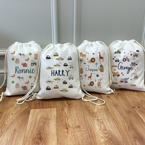 Sac à cordon personnalisé - Sac d'école pour enfants - Sac de sport personnalisé - Sac de natation - Retour à l'école - Sac à cordon pour enfants - Sac en PE - Kit