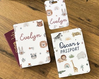 Cubierta personalizada del primer pasaporte - 1er titular del pasaporte - Cubierta del pasaporte para niños - Titular del pasaporte del bebé - Primeras vacaciones - Nuevos regalos para bebés