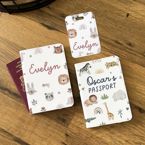 Personalised First Passport Cover - 1st Passport Holder - Kids Passport Cover - Baby Passport Holder - First Holiday - New Baby Gifts