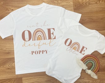 Personalised Onederful First Birthday T-Shirt & Baby Vest - First Birthday Tshirt - Berry Birthday Party - 1st Birthday Gifts - Baby Girl -