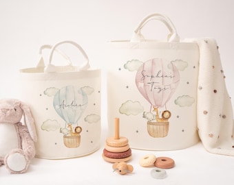 Personalised Toy Basket - Toy Bag - Dressing Up Bag - Toy Storage - Nursery Storage - Toy Box - Custom Toy Bag - Personalised Toy Sack