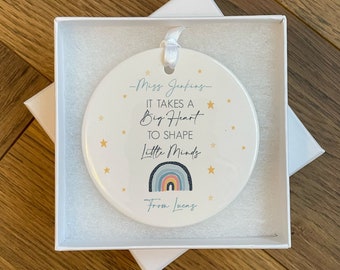 Personalised Teacher Gift - Personalised Teacher Ornament - Teacher Gift - Teacher Gifts - Thank You Teacher Gift - TA Gifts