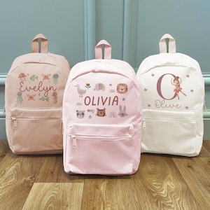 Sac à dos personnalisé pour fille - Cartable pour enfants - Sac à dos personnalisé - Sacs pour landau - Rentrée scolaire - Sacs pour enfants - Sacs à dos