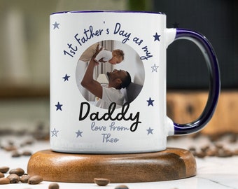 Personalised First Father's Day Mug - Grandad Gift - Best Dad Mug - Fathers Day Mug - Personalised Mug - First Father's Day - Photo Mug