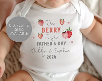 Personalised First Father's Day Baby Vest - First Father's Day Gifts - Father's Day T-Shirt  - Father's Day Outfit - Fathers Day Gift
