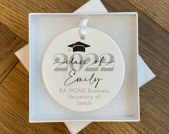 Personalised Graduation Decoration - Graduation Gifts - Graduation Gift - Graduate - College Gifts - Graduation Keepsake - Class of 2022