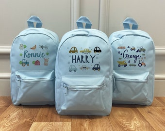 Personalised Boys BackPack - Kids School Bag - Personalised Rucksack - Pram Bags - Back to School - Children's Bags - Jungle Bag - Backpacks