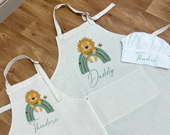 Personalised Boys Apron - Personalised Children's Apron - Baking Gifts - Gifts For Boys - Kids Apron - Baking Set - Baby Apron - Aprons